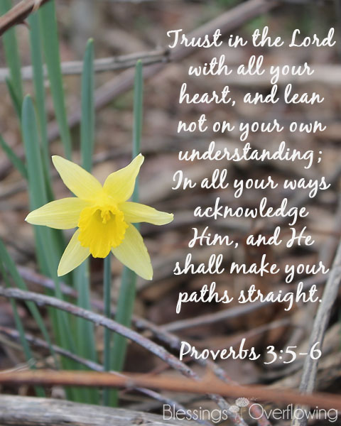 When Letting God Be in Control is Easier Said Than Done